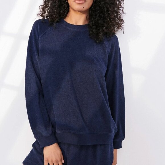 Lunya Knit Terry Sweatshirt - Picture 1 of 8